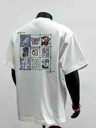 Men's Casual Summer Cotton T - Shirt - Trendy & Comfortable Round Neck with Simple Print - S (1)