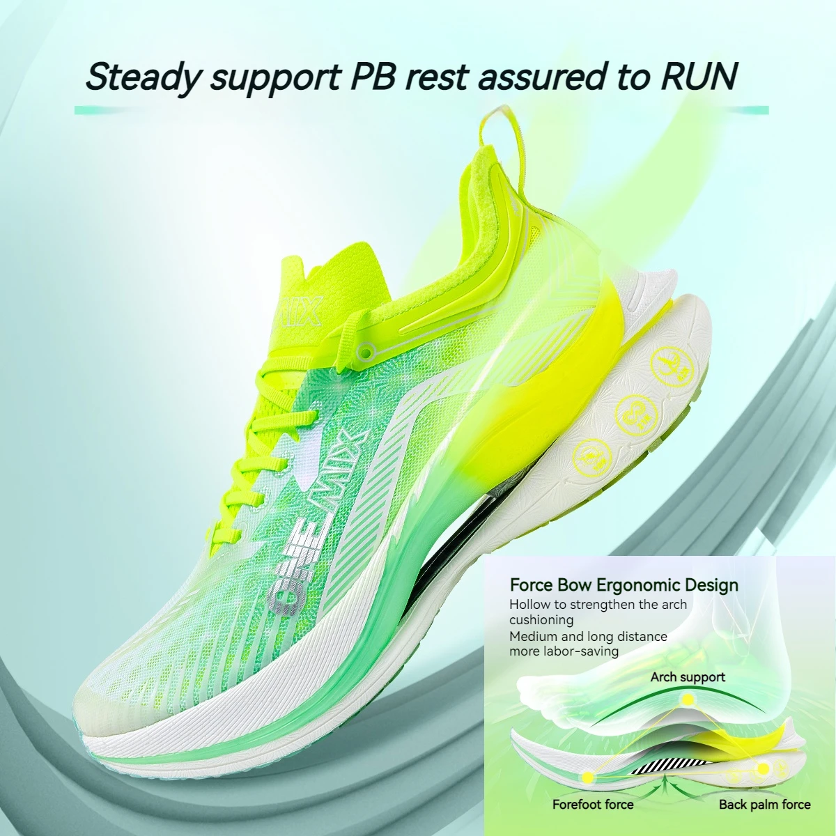 ONEMIX Pace Beam 2024 Marathon Running Shoes for Men Anti-slip Ultra-light Rebound Athletic Carbon Plate Sport Shoes Sneakers