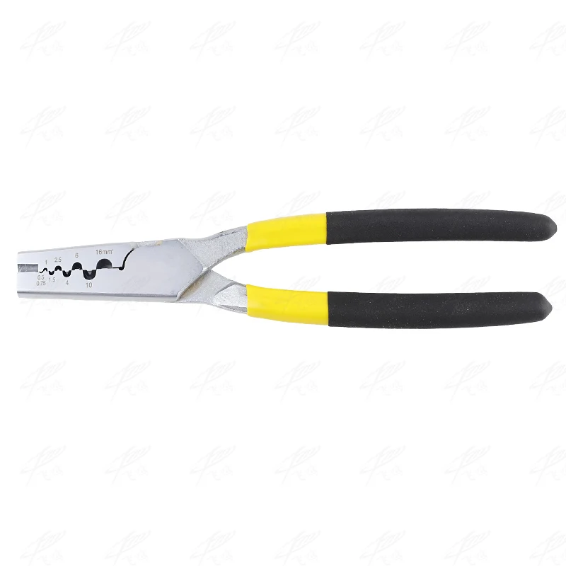 절연 및 비절연 페룰 단자용 PZ0.5-16 와이어 압착 플라이어, 압착 용량 0.5-16 mm2 AWG 20-5 도구