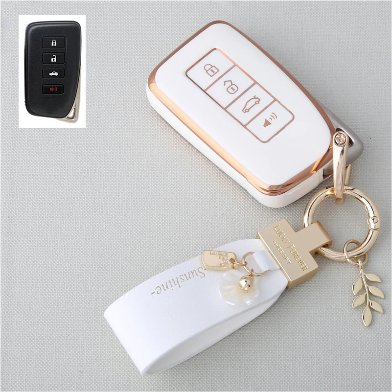 

New TPU Car Remote Key Case Cover Shell For Lexus NX IS RX ES GX LX LS UX GS 200 260 300 350 NX200 NX300 RX350 ES300 Accessories