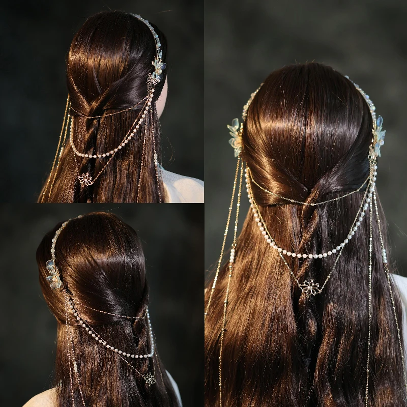 Cang Lan Jue ڽ  Ǹ   ȭ Ӹ, ڸ   ߱ Hanfu  ׼ CS927