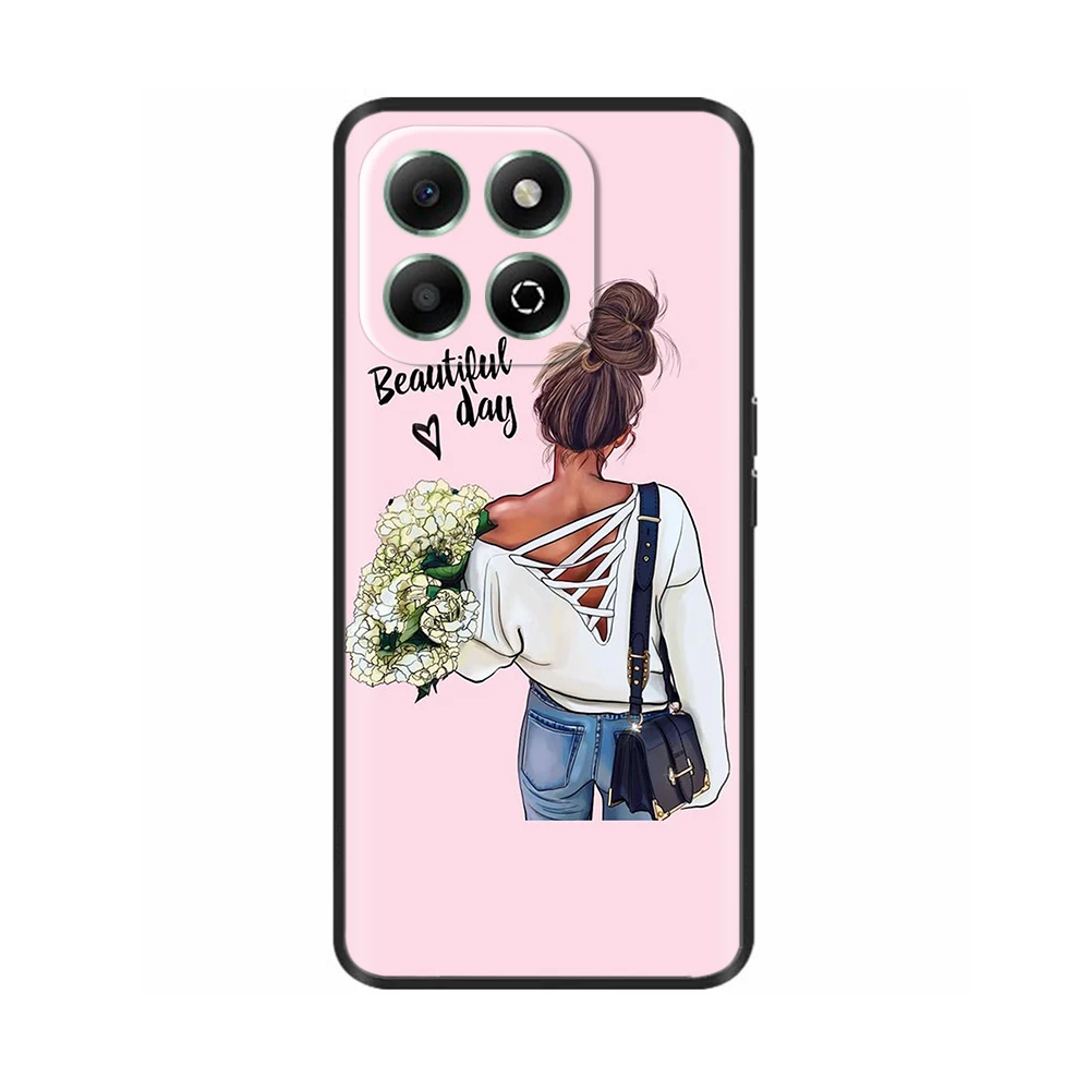 Cute Flower Shockproof Soft Silicone Phone Protector Case