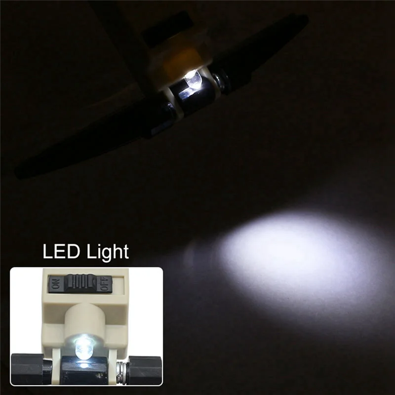 GTBL 헤드 돋보기 2X 3.5X 4.5X 5.5X 스탬프 수집 및 보석 가공용 대형 렌즈 LED 조명