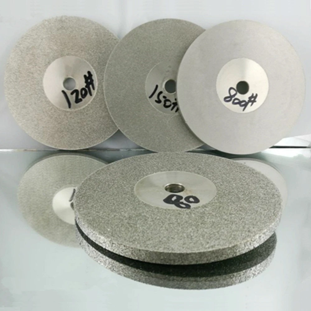 Electroplate Diamond Grinding Disc 100 mm X 10 mm X 5 for High Hardness Materials 45# ~ 1000# Angle Grinder Abrasive Tools