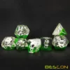 Bescon Oversized DND Animal Dice Set of Panda, Giant 7pcs Panda Polyhedral D&D Dice Set, Big Sized Dungeons and Dragons Dice 6