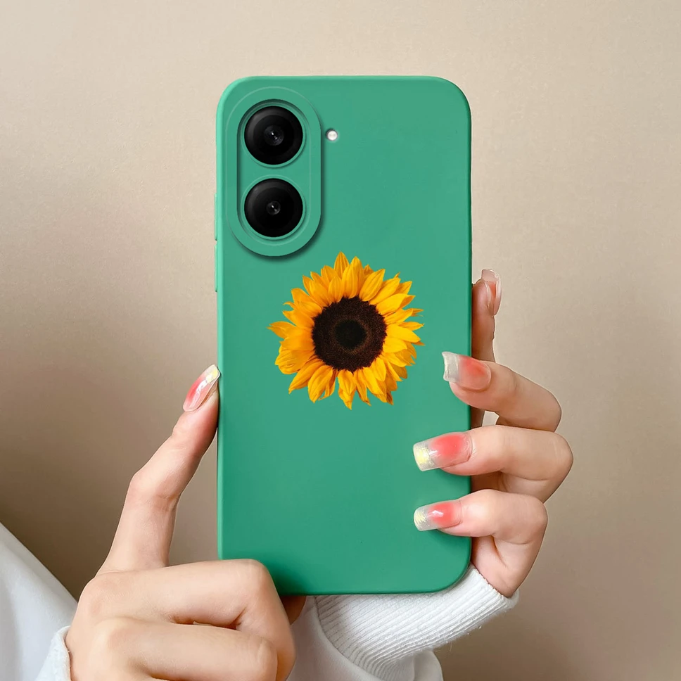 Lovely Dinosaur Lightweight Anti-Drop Liquid Silicone Phone Case
