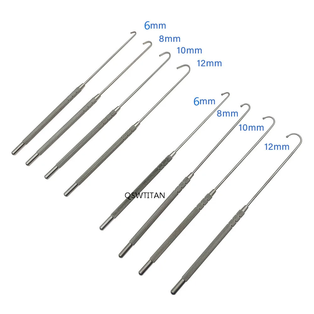 Veterinary surgical instruments animal ovaries removal hook vet snook ovariectomy hook pet uterine small animal surgery tools 180mm long