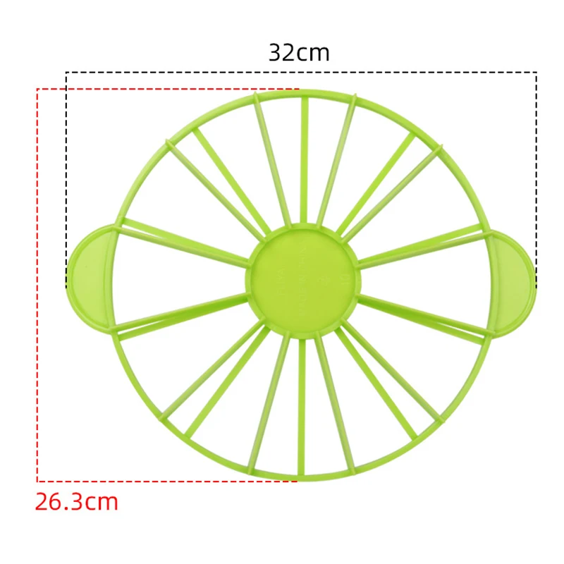 Description Picture 5 of item10/12 Slices Plastic Cake Equal Portion Cutter Round Bread Cake Mousse Slice Marker Baking for Household Kitchen Utensils