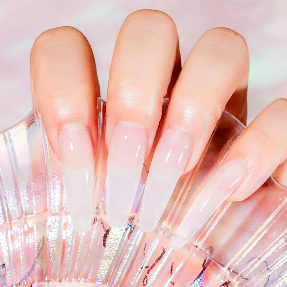 1Oz/Bottle Clear/Soft White/White Nail Art Acrylic Powder 3 in 1 Fast Drying Dipping/Extention/Carving 3 Color Powder Decoration