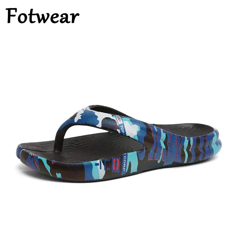 

Breathable Men Slippers Non Slip Beach Flip Flops Lightweight Outdoor Men Flat Leisure Shoes Soft Slides Adult Sneakers Footwear
