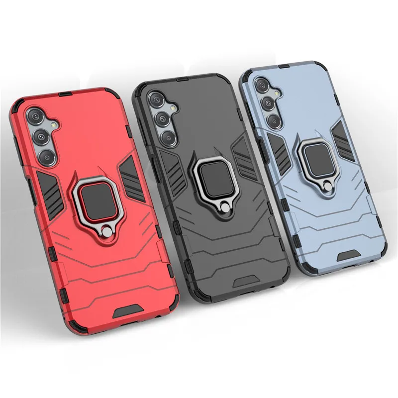 Shockproof Phone Case With Ring Stand For Samsung Galaxy M34_voghion.com
