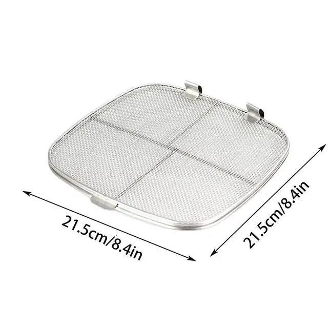 Rozsdamentes Acél Fröccsöntő Pajzs Az Ag301-Hez, Újrafelhasználható 5-In-1 Beltéri Grill Tartozékok Képernyőn - Image 6