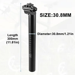 Durable Aluminum Alloy Bicycle Seat Post - Versatile Sizes (30.8mm)
