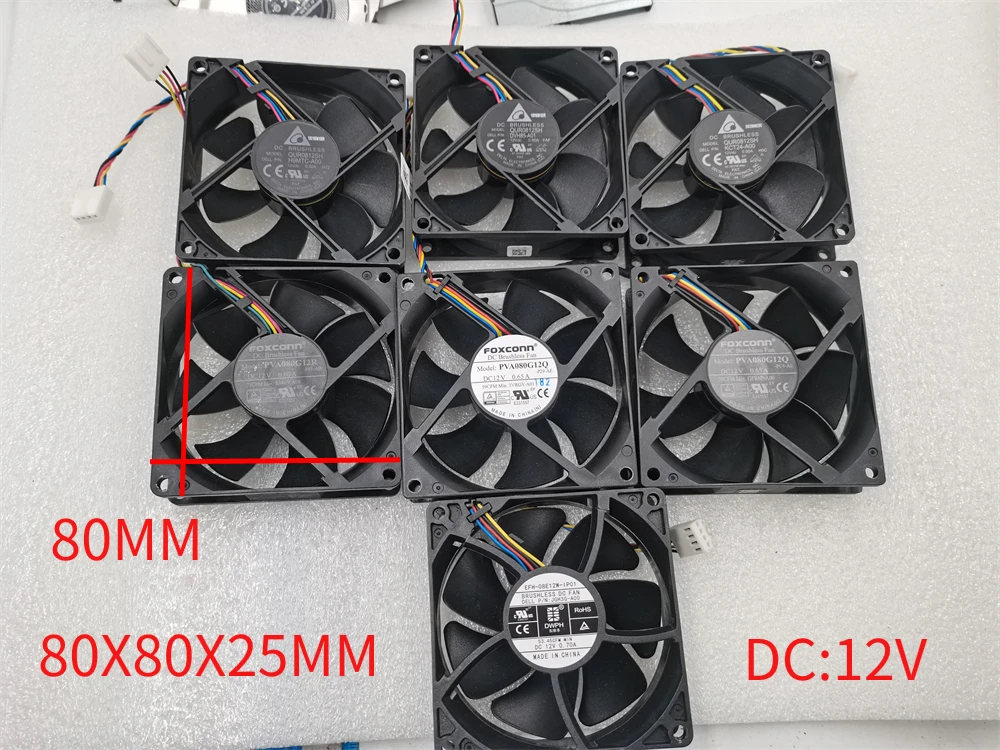 

Вентилятор ЦП для сервера QUR0812SH H9MTC DVH85 KCT24 PVA080G12R R24VY PVA080G12Q 3vrgy GPR6P