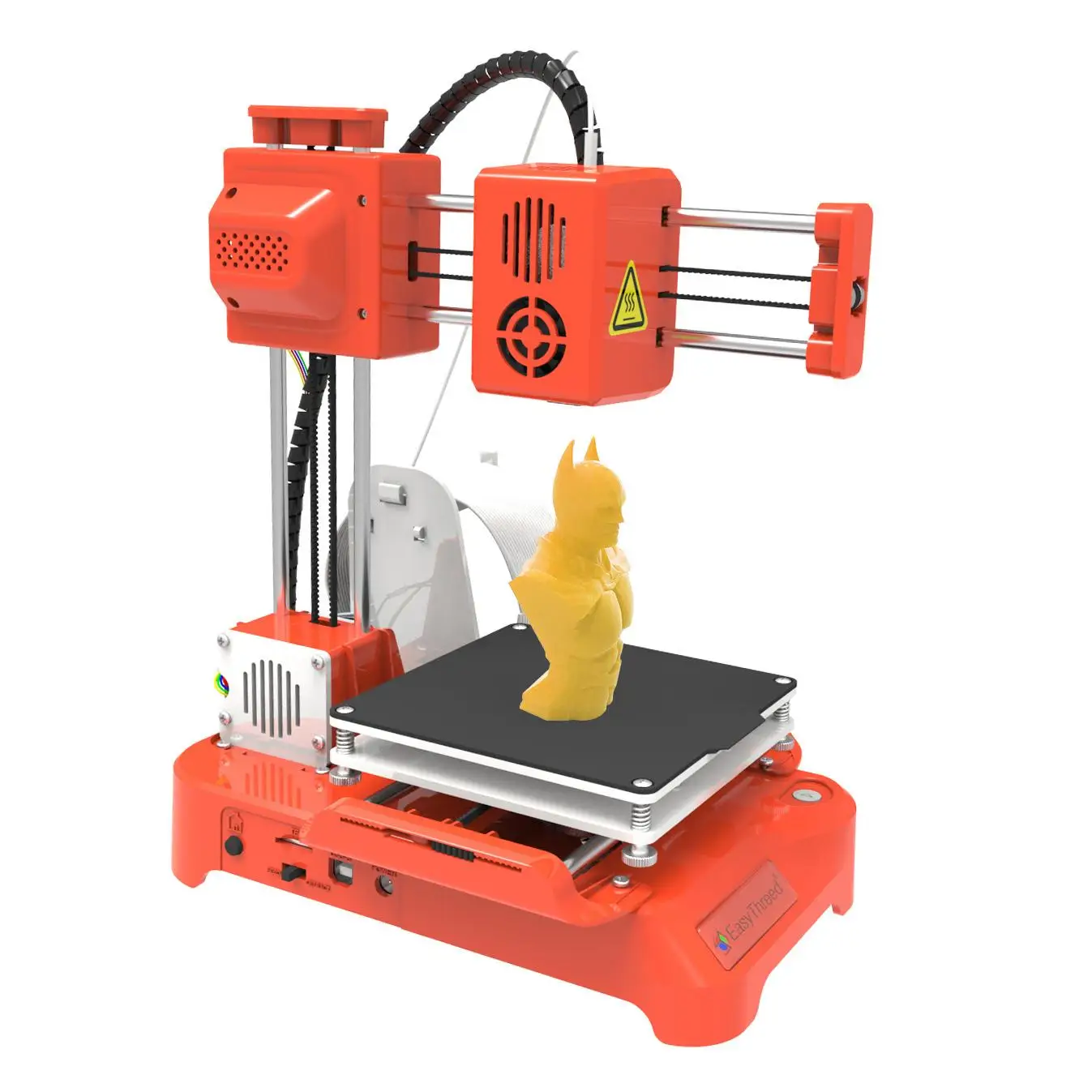 Mini impresora 3D de escritorio K7, tamaño de impresión de 100x100x100mm para educación estudiantil (enchufe estadounidense)