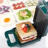 Portable Home Breakfast Machine, Multifunctional Electric Baking Tray,Bouble-Sided Heating Sandwich Machine,Non Stick Coating 6