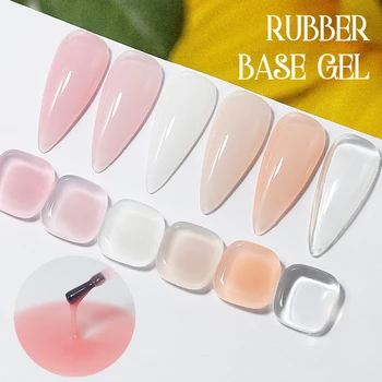 Rubber Base Gel Nail Polish Manicure 15ml 5