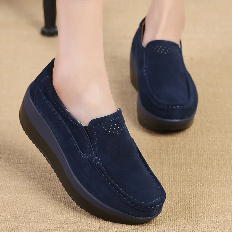 Dames Everybody Mocassins in het Blauw Dames Schoenen voor voor Platte  schoenen voor Loafers en mocassins allware.com.br