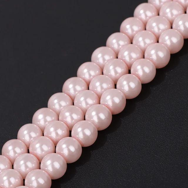 50 Perline Distanziali Rotonde In Acrilico, 8 Mm, Per La Creazione