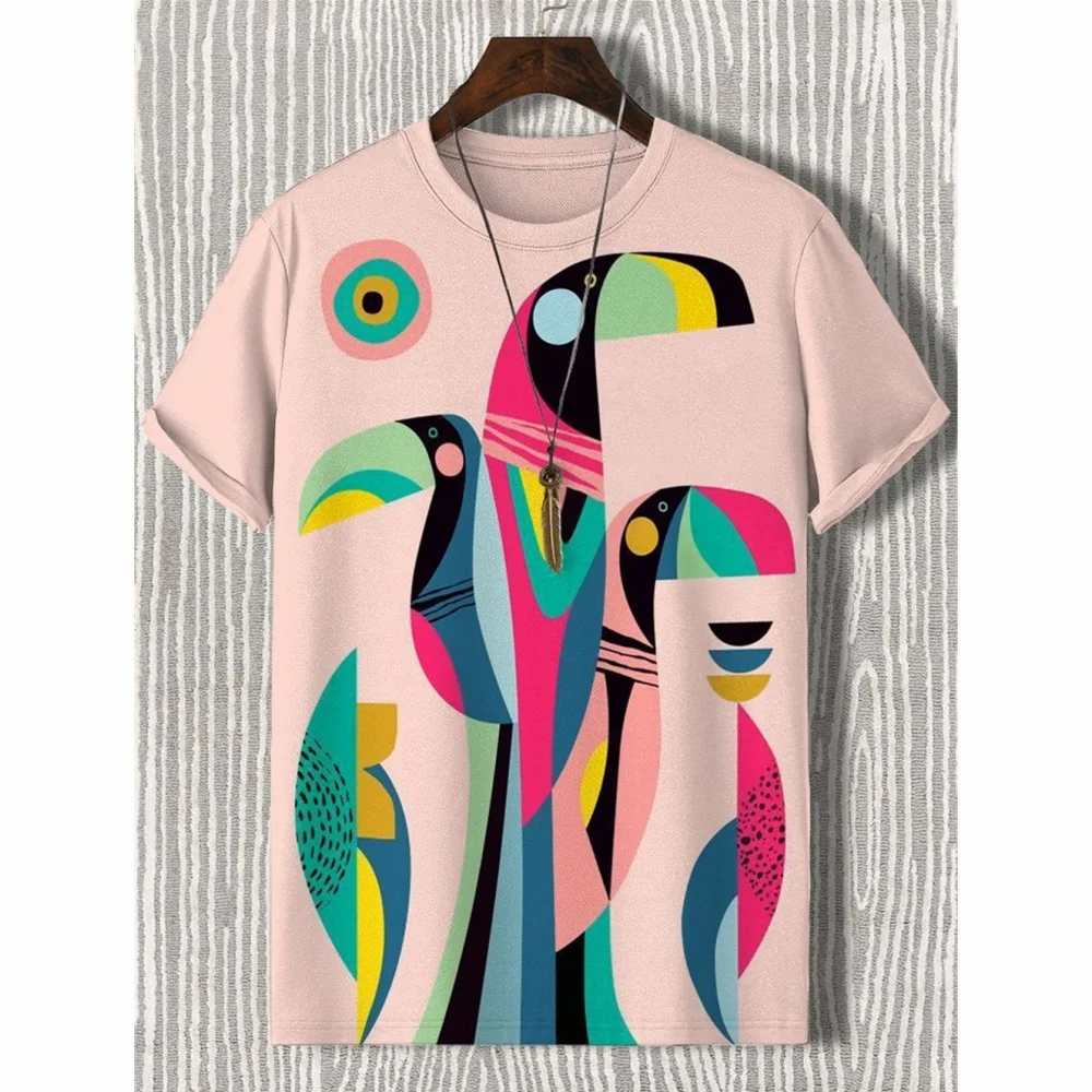 Casual Cartoon Print Unisex T Shirt