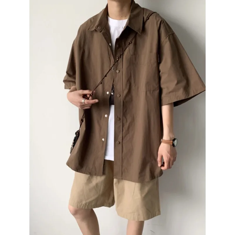 Рубашка мужская с коротким рукавом