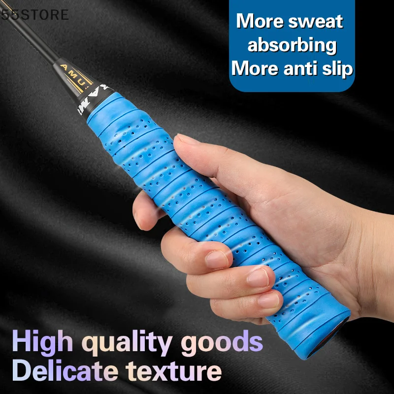 Badminton Sweatband Keel Hand Rubber Thickened Non slip Laminated Perforated