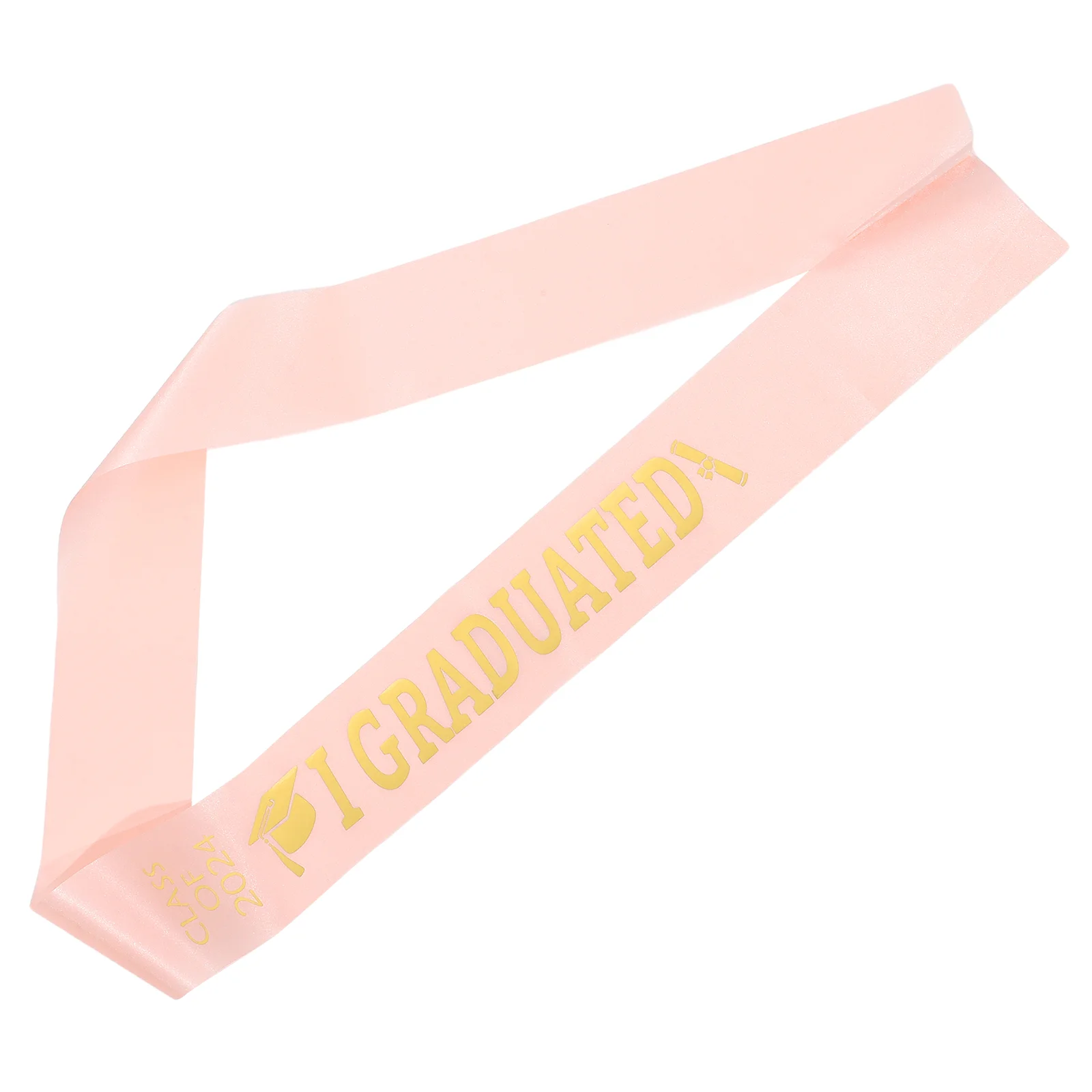 

2024 Graduation Sash I Graduated Sashes Class Of 2024 Sashes Gold Glitter Letter Stole 2024 Celebrations Sash Senior