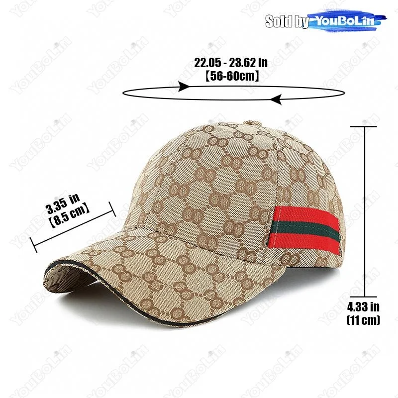 New Fashion Trend Red Green Stripe Black Baseball Cap Classic Men Women Outdoor Casual Sport Trucker Hat Dad Hats 3