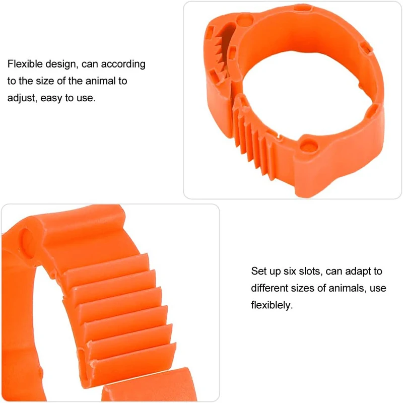 25/100P Chicken Leg Rings Adjustabl 2