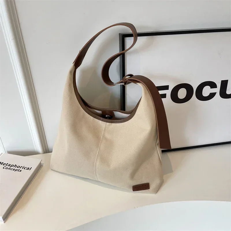 

Высокое качество, новинка 2024, женская большая емкость, модный и Повседневный стиль, простая сумка через плечо, ручная работа