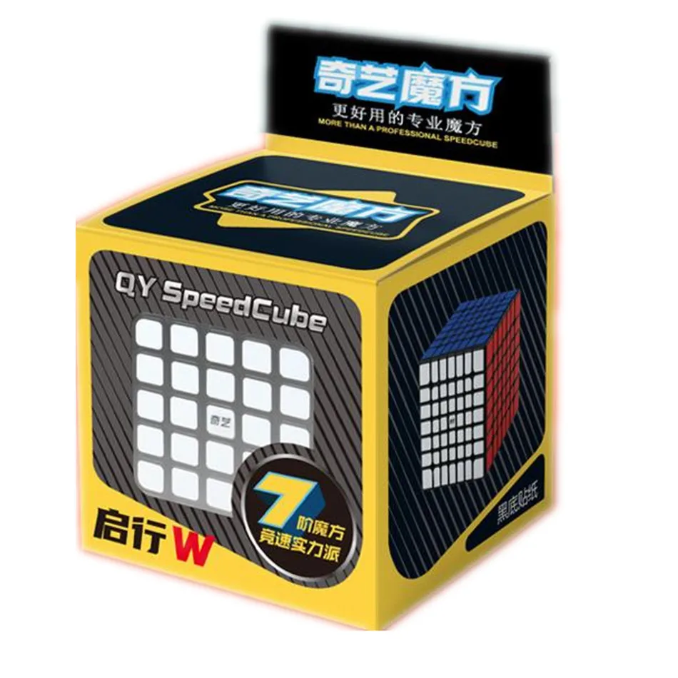 Qiyi Magic Cube 2x2 3x3 4x4 5x5 6x6 Black Stickers thumbnail 9