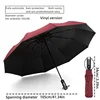 Strong windproof and rainproof new automatic folding business large umbrella household vinyl umbrella ten-bone umbrella 3