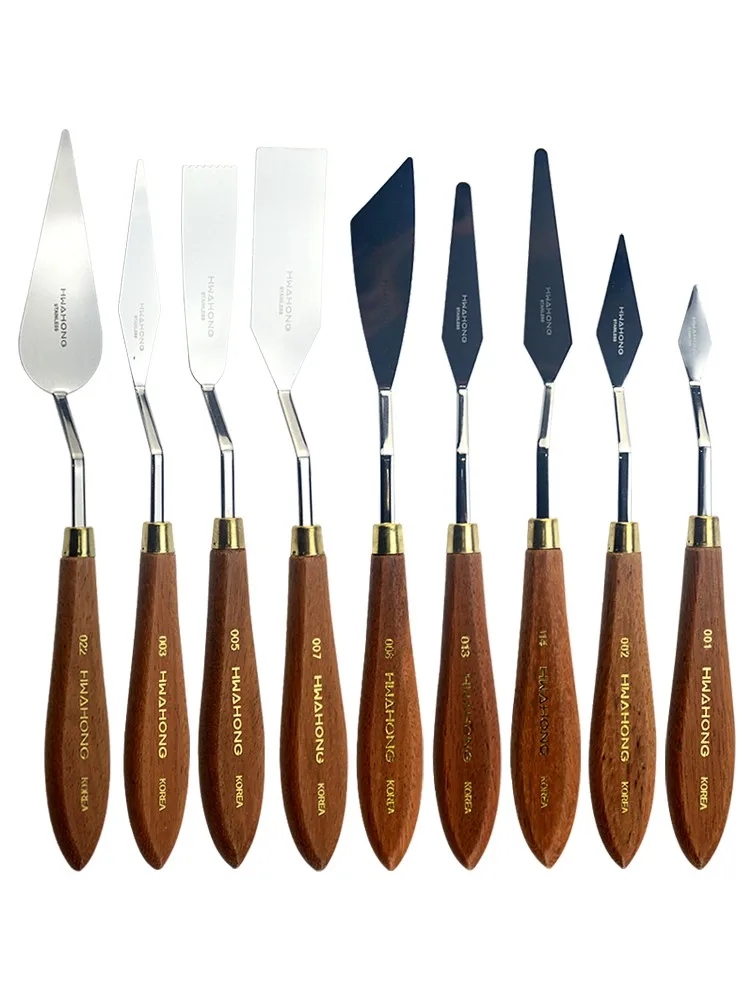 Stainless Steel Art Scraper Acrylic Paint Heavy Color Oil Pastel Special Small Pointed Texture Knife