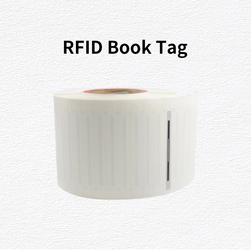 

100pcs ISO18000-6C UHF RFID Passive Library Label Adhesive Sticker Tag for Book Management