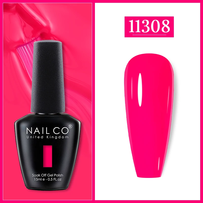 NAILCO 15ml 글리터 컬러 젤 매니큐어 세트 젤 네일 아트 전문가를위한 매니큐어 네일 용품 용 모든 제품 Vernis UV 탑 코트