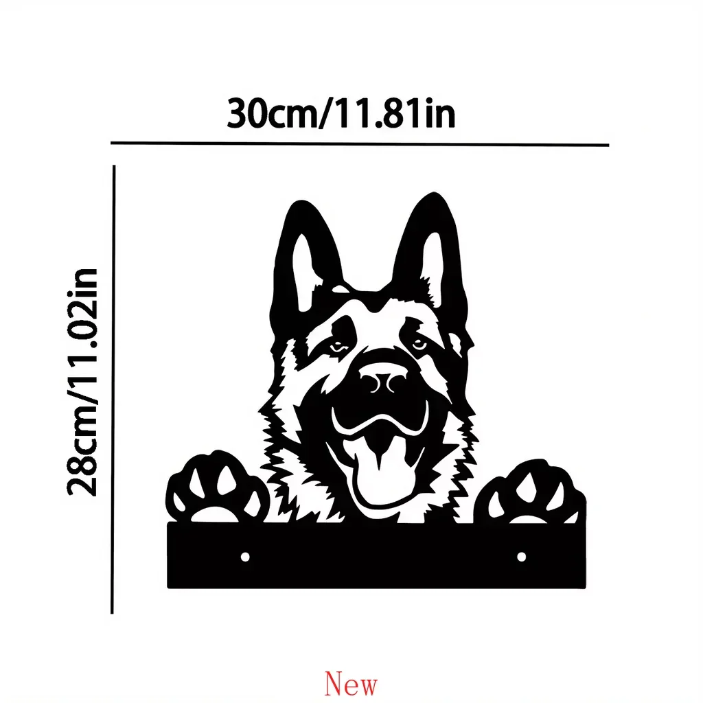 

Promotion Cute Dog Steel Silhouette Garden Art Birthdays & Housewarming Gifts Wall Art Decoration Outdoor Yard Metal Garden Part