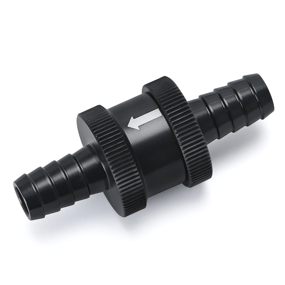 WLR-3/8" 10mm Non Return One Way Fuel Check Valve Aluminum Alloy Petrol Diesel WLR-FCV10