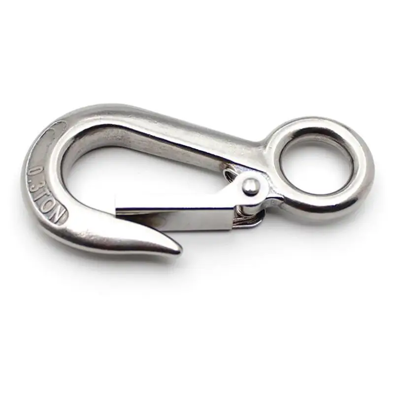 Crane Lifting Forged S-320 Small Eye Hooks with Latch - China