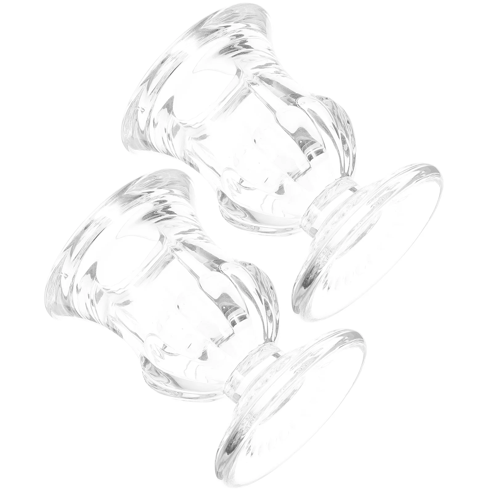 

2 Pcs Eye Wash Cup Portable Bath Romantic Cups Clear Washing Rinsing Glass Rinse
