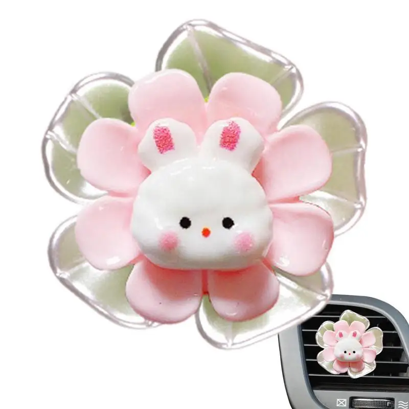 

Vent Clip Air Freshener Flower Shaped Rotatable Car Air Freshening Diffuser Long Lasting Cute Vent Clip Diffuser For Aromatherap
