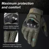 Motorcycle Tactical Gloves Touch Screen Cycling Bicycle Anti-Slip Shockproof Rubber Protective Hunting Shooting Mitten Men Women 2