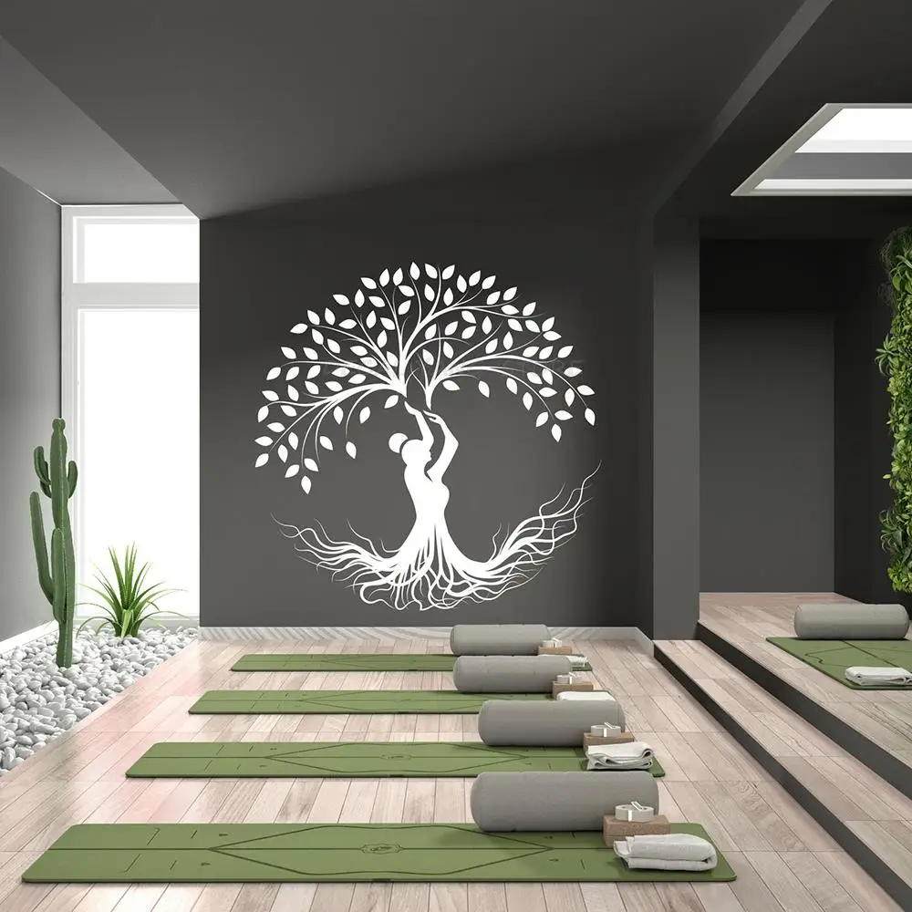 DECALYANG Yoga Wall Stickers, Yoga Quotes Wall Stickers, Yoga Wall Art