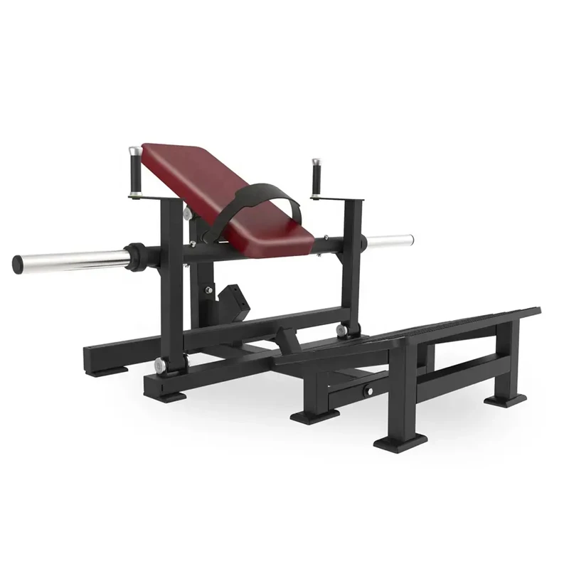 

High Quality Fitness Center Equipment Trainer Gym Club Strength Training Glute Builder Plate Loaded Hip Thrust Exercise Machine