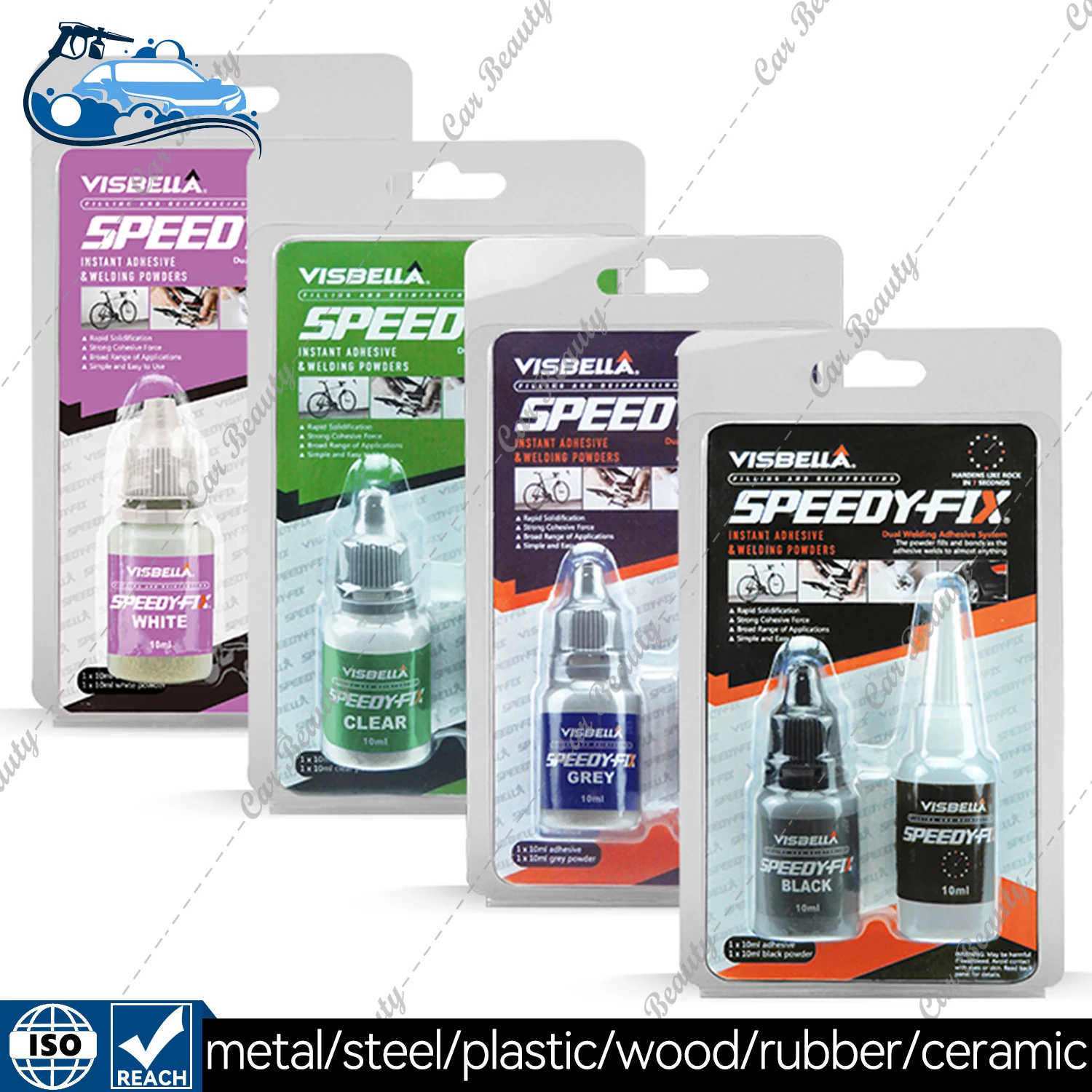 Speedy Fix Glue with Filler Filling Reinforcing Adhesive Welding Powder ...