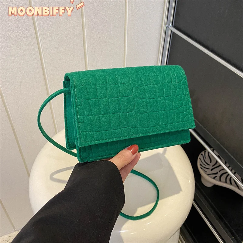 

Fashion Designer Crocodile Pattern women handbag Large Capacity Shoulder Bags for female 2023 Casual Totes Felt Messenger Bag