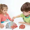 Bingo Games for Family Portable Wooden Travel Bingo Set Learning & Education Strategy Board Games Russian Toys for Birthday 6