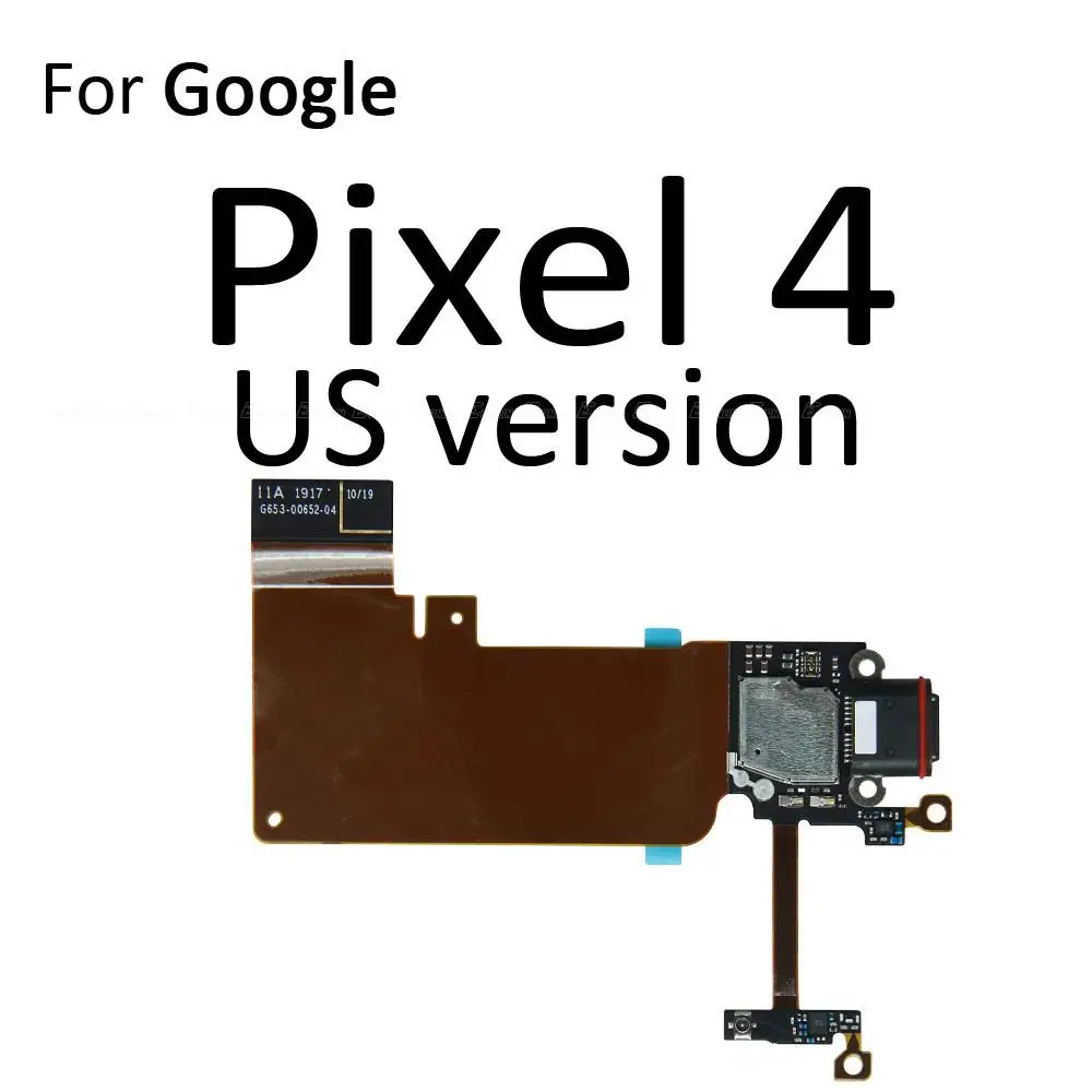 USB Charging Charger Dock Port Board Flex Cable For Google Pixel 2 3 3a 4 Xl 4a 5 5a 6 7 Pro 6a Repair Parts I3785526093