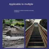 HZZKZZ LED Solar Deck Lights Outdoor Step Waterproof Solar Lights for Railing Stairs Step Fence Yard Patio and Pathway 5