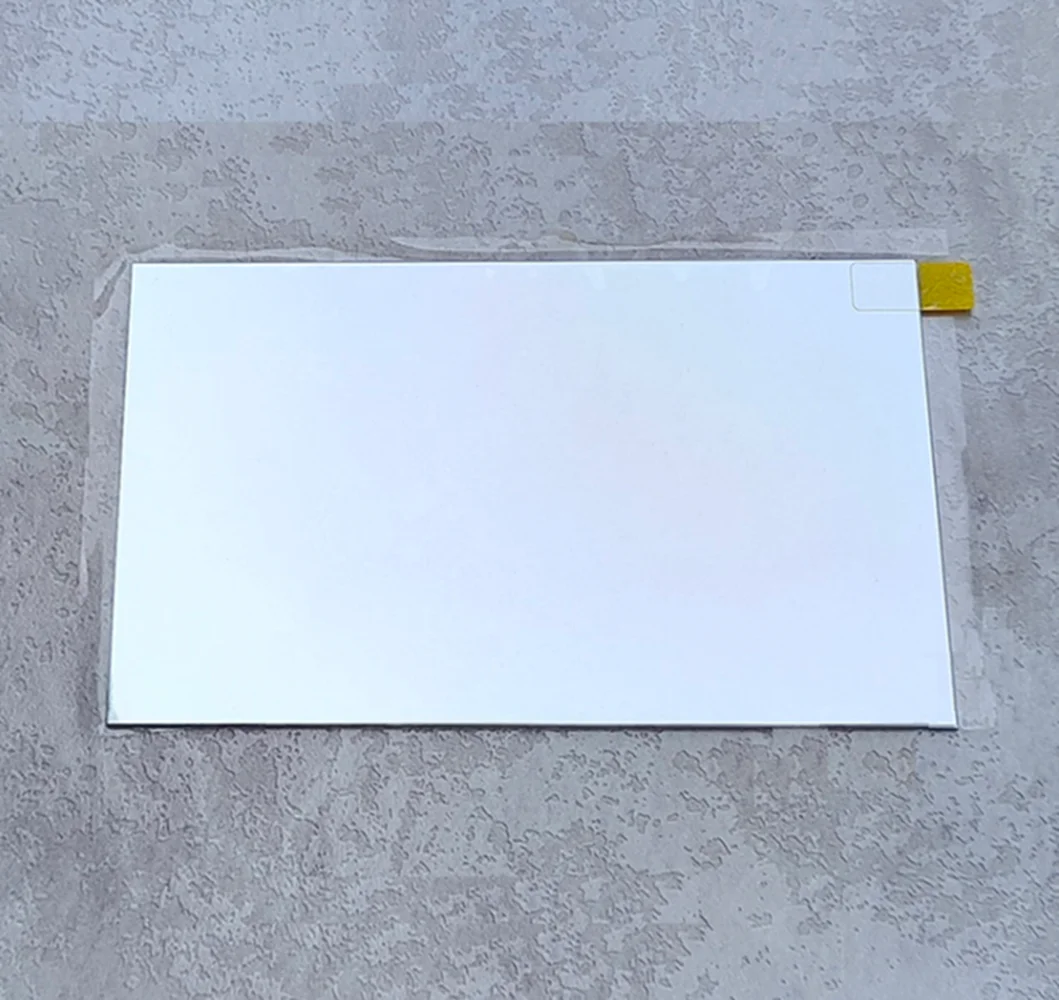145x85mm DIY Projector Heat Insulation Lens HD Brighten Polarizer Film Thermal Polarized Glass Yellow Screen Burned Repaire