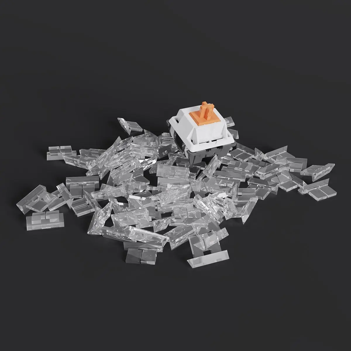 범용 기계식 키보드 용 110 PCS 스위치 LED 라이트 가이드 컬럼 최적화 된 RGB 디퓨저 라이트 포커스 사용자 정의